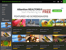 Tablet Screenshot of 3d-screensavers-download.com